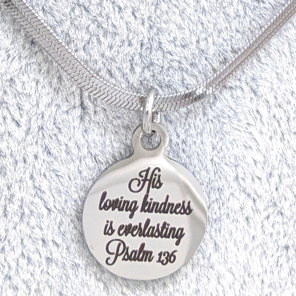 Christian Bible Verse Scripture Necklace